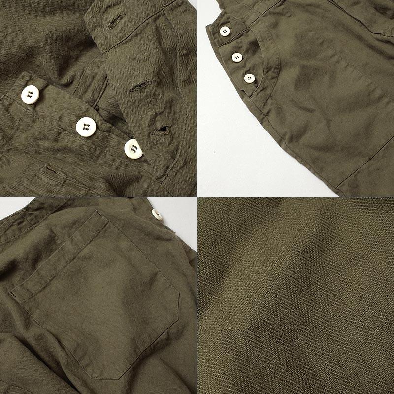 YMCLKY フランス軍タイプ オーバーオール 後染め サロペット 新品