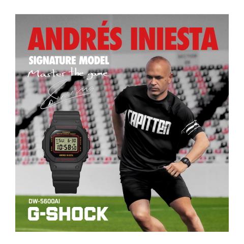 G-SHOCK イニエスタシグネチャーモデル DW-5600AI-1JR : さいとう時計