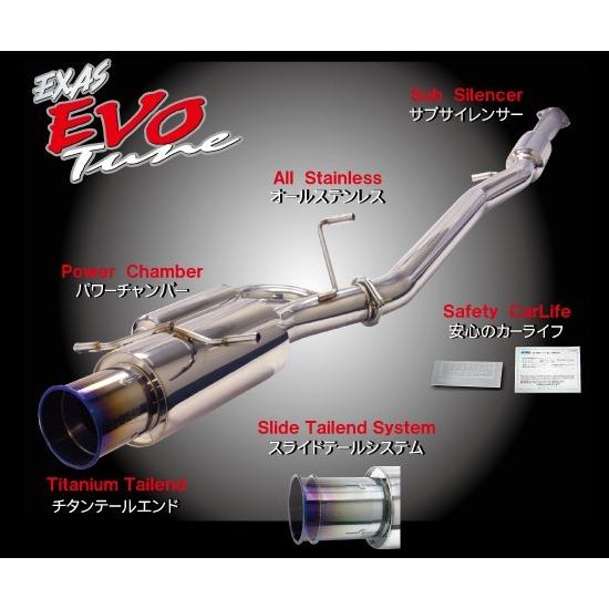 S14シルビアK's SR20DET GP SPORTS EXAS EVO Tune 砲弾左出しマフラー