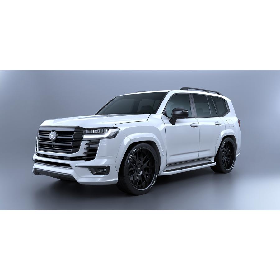 300系ランドクルーザーZX フロントハーフスポイラーFRP未塗装 アーティ