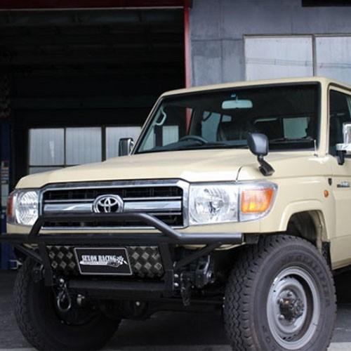 SUXONフロントバンパー(マットブラック) ランドクルーザー70系 GRJ76K
