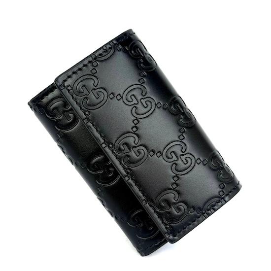 GUCCI（グッチ） 最新作! GUCCI 6連 キーケース グッチシマ ブラック