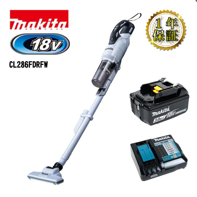 マキタ（makita） CL286FDRFW 充電式クリーナー(掃除機) 18V 白 セット