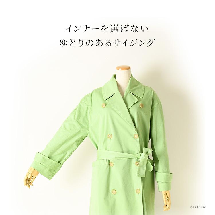 トレンチコート レディース スプリングコート トレンチ ベルト付き 春
