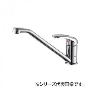 SANEI シングルワンホール混合栓 K87111EJV-80D-13 : シャイニング
