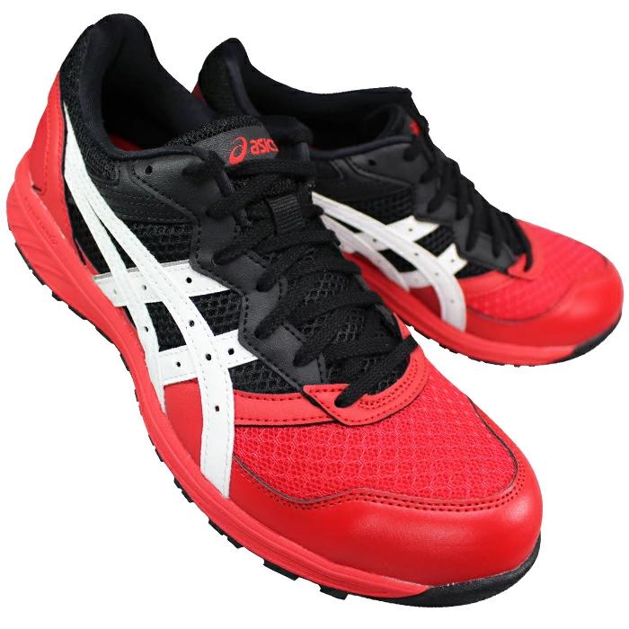 ウィンジョブ 安全靴 アシックス CP210 1273A006 レッド オレンジ 25.5