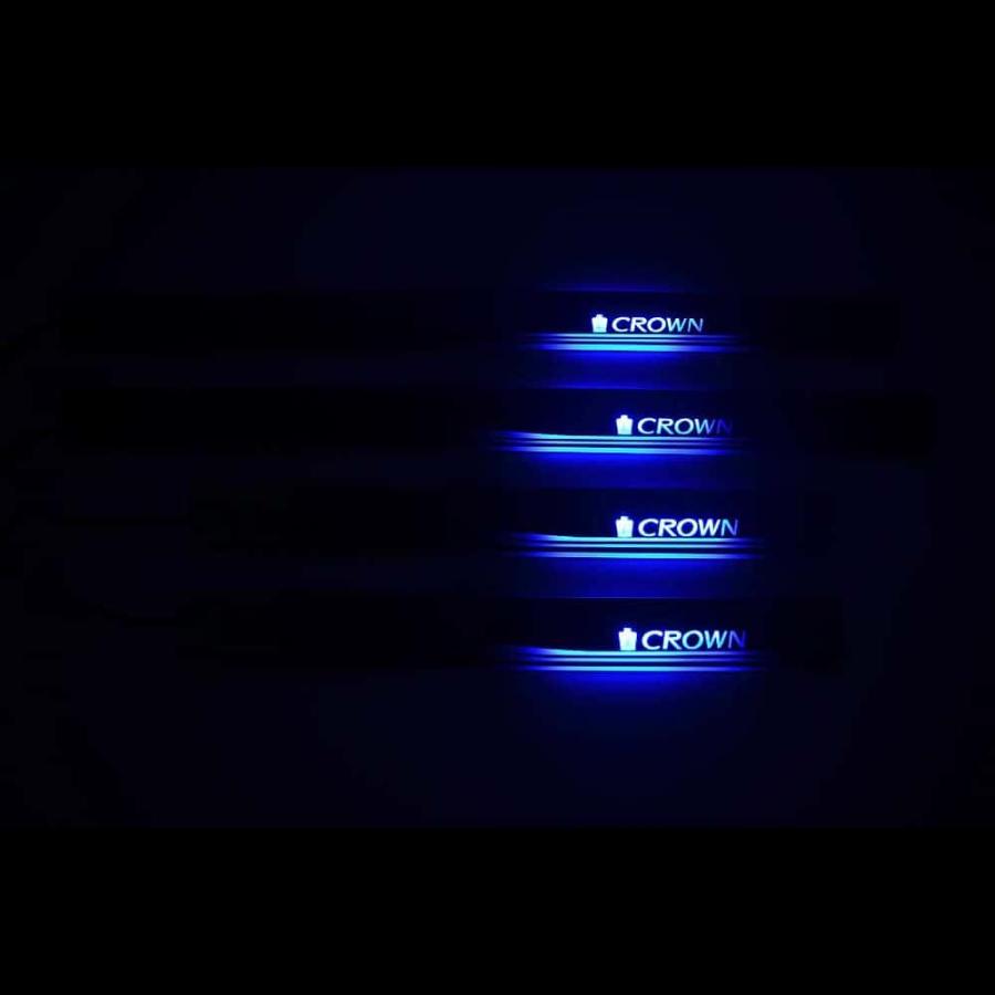 CROWN（クラウン）220系210系200系180系スカッフプレートLED