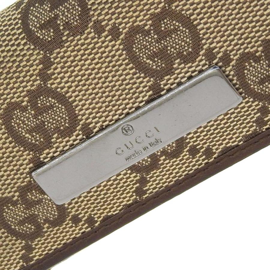 GUCCI（グッチ） GUCCI GGキャンバス キーケース6本用 鍵入れ 茶