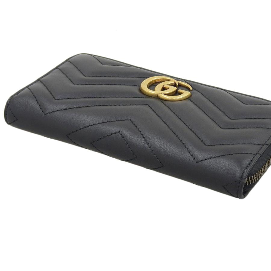 GG Marmont グッチ GUCCI GGマーモント ロゴ ラウンドファスナー 長