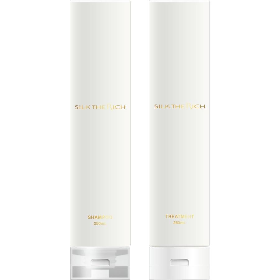 シルクザリッチ 白 SILK THE RICH シャンプー&トリートメント 250mL