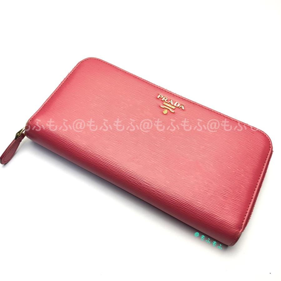 PRADA（プラダ） サフィアーノ ヴィッテロムーブ フューシャピンク