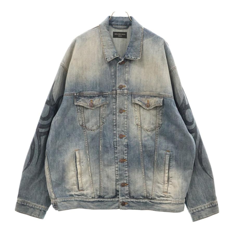 BALENCIAGA（バレンシアガ） Y2K袖トライバルデニムジャケット