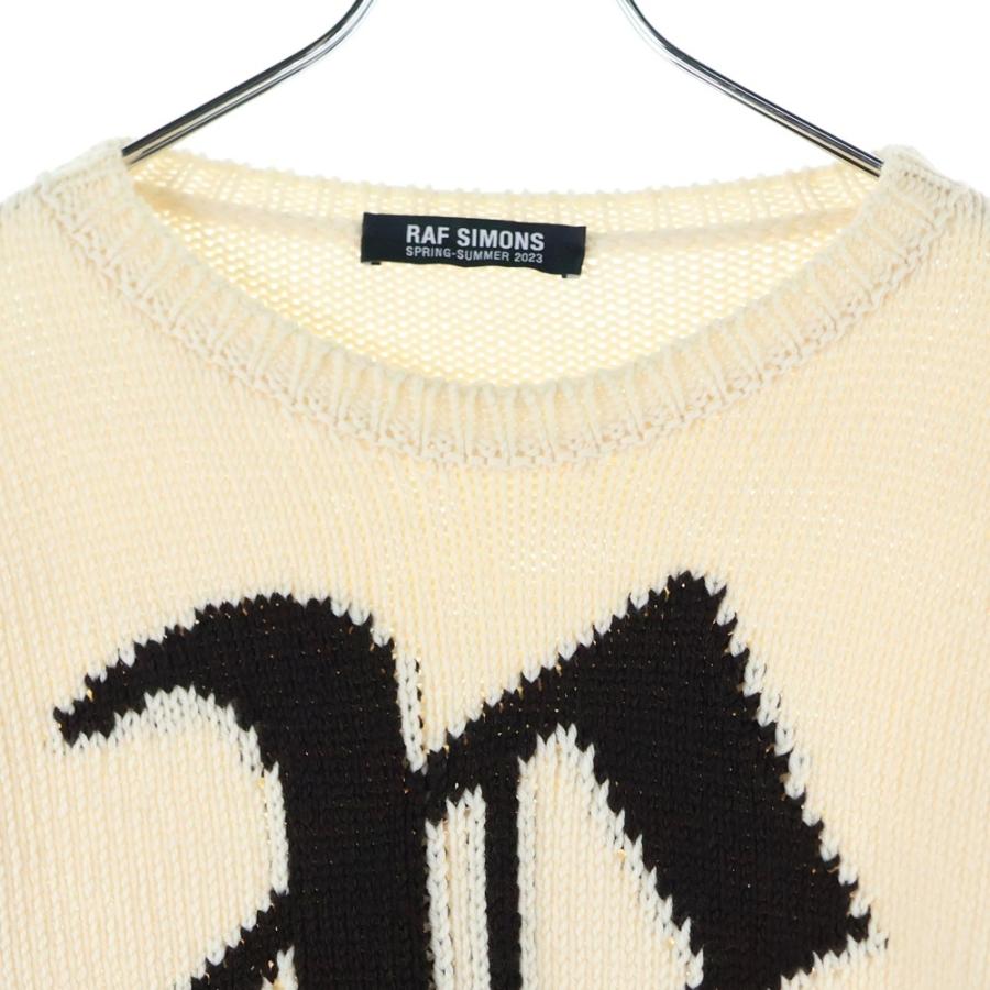 RAF SIMONS（ラフ シモンズ） 23SS BULKY KNIT SWEATER WITH R