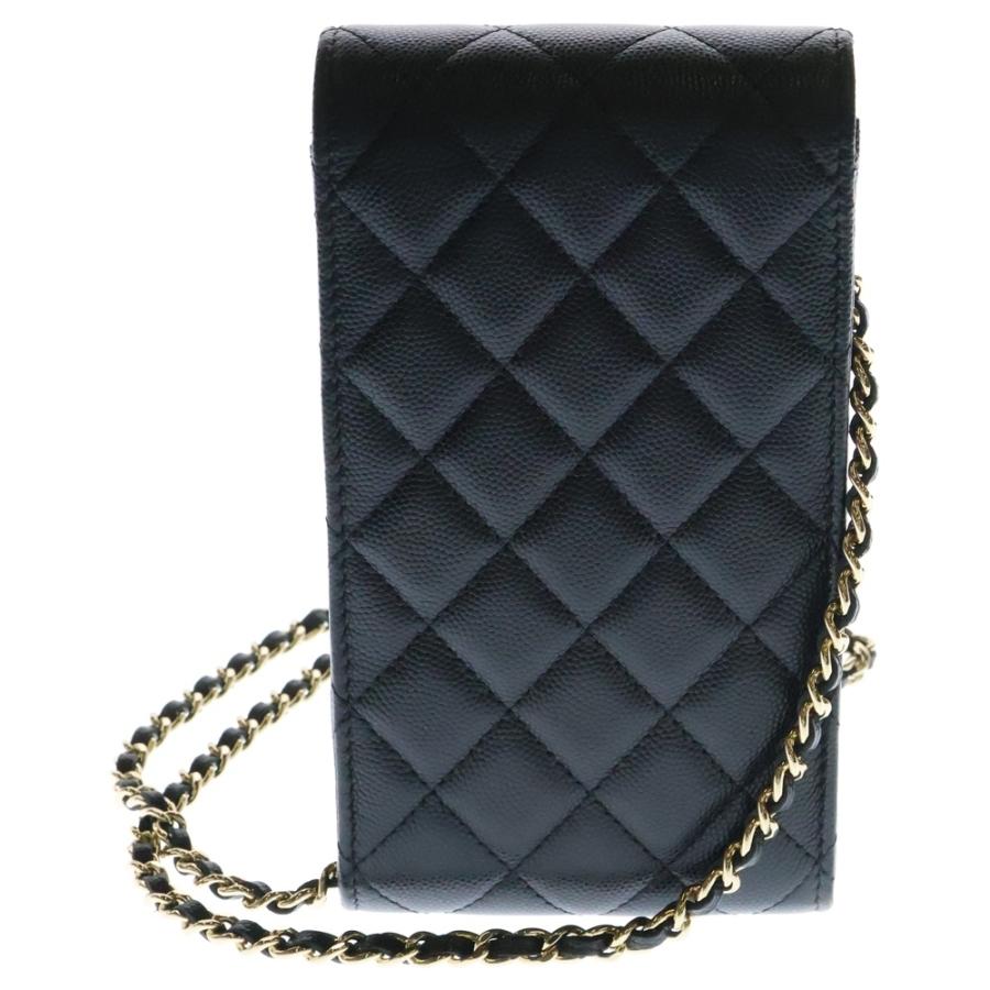 CHANEL（シャネル） マトラッセ ココマーク キャビアスキン チェーン