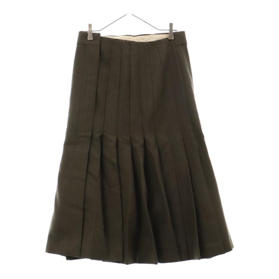 sacai（サカイ） Chalk Stripe Skirt チョークストライプ ウール 変形