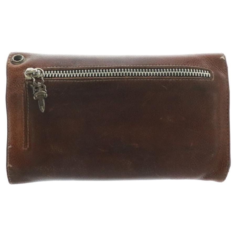 CHROME HEARTS（クロムハーツ） WAVE ウェーブ レザーウォレット 財布