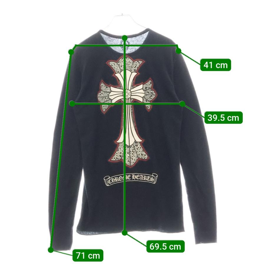 CHROME HEARTS（クロムハーツ） DBL CH CRS Thermal L/S Tee ダブルCH