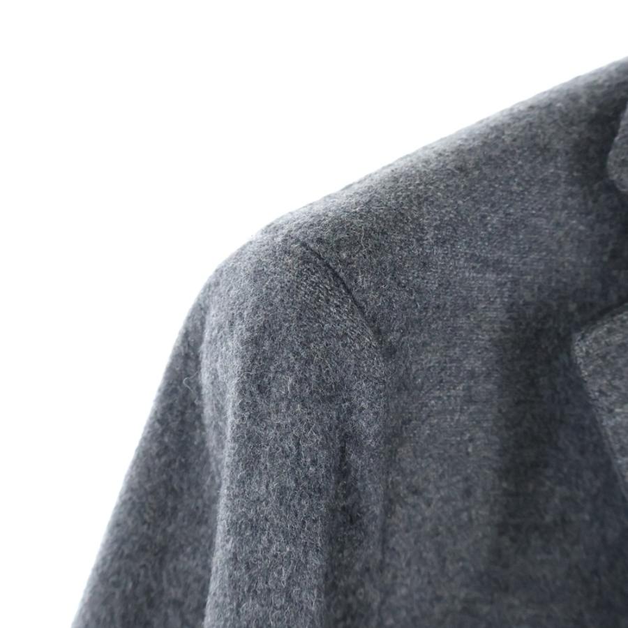LARDINI（ラルディーニ） ウールフランネル ソリッド チェスター