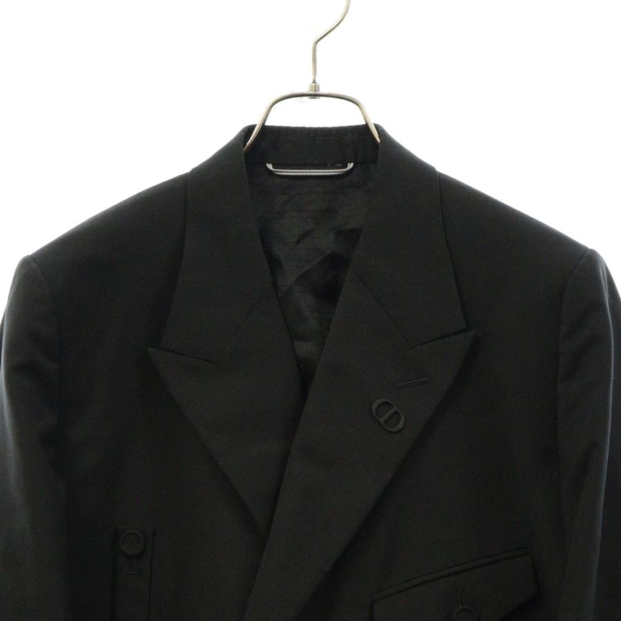 DIOR ディオール 22AW CDメタルダブルテーラードジャケット ブラック