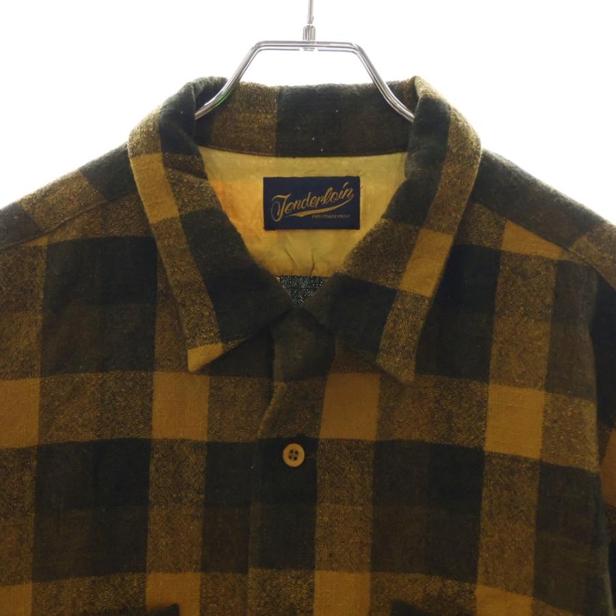 TENDERLOIN（テンダーロイン） T-WOOL LS CHECK SHIRT ウール ブロック