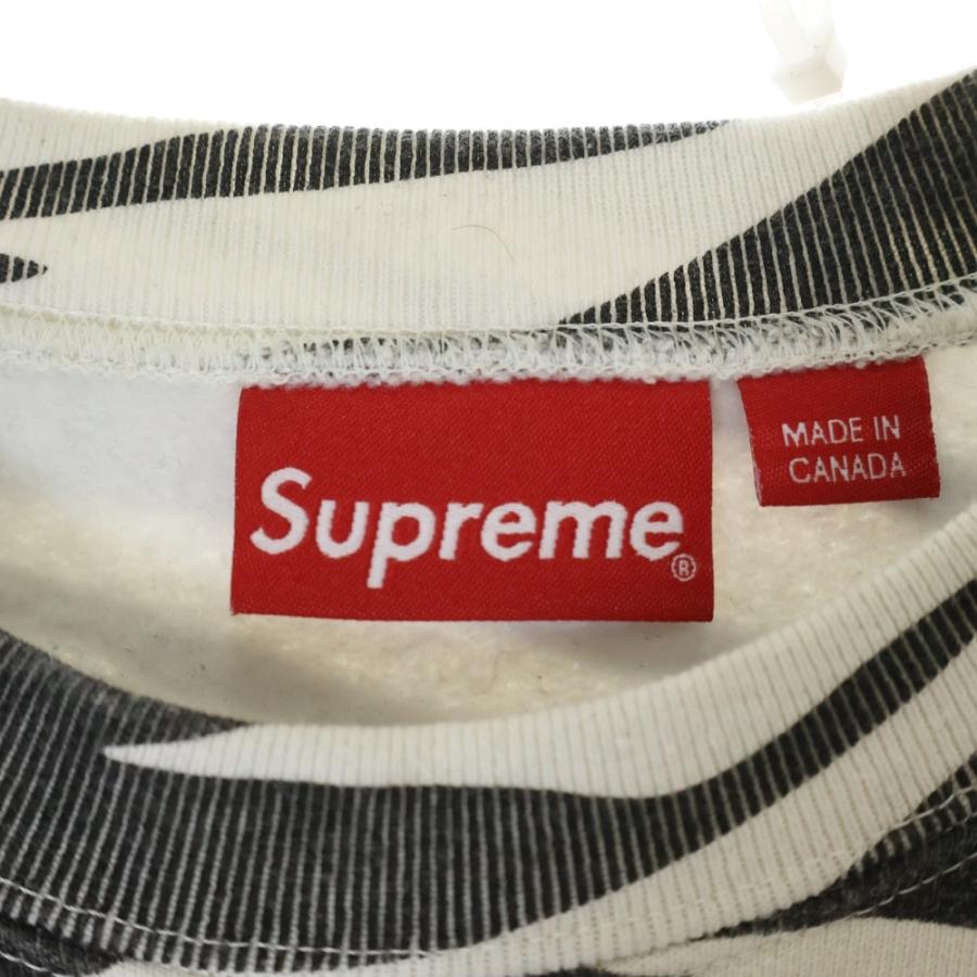 Supreme（シュプリーム） 22AW Box Logo Crewneck Zebra ゼブラ柄