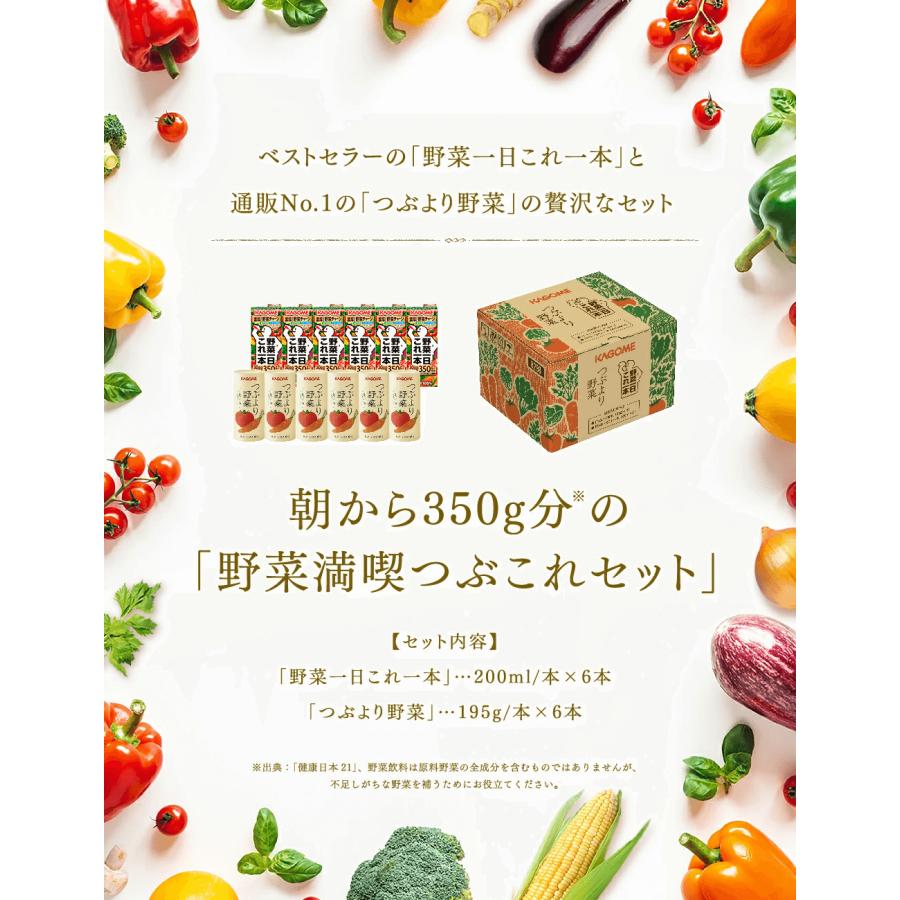 KAGOME（カゴメ） カゴメ公式 つぶこれセット（つぶより野菜6本、野菜