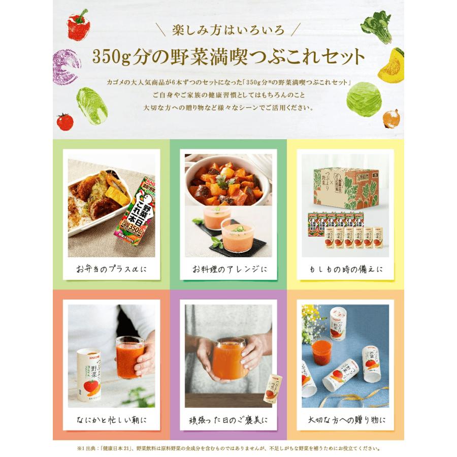 KAGOME（カゴメ） カゴメ公式 つぶこれセット（つぶより野菜6本、野菜