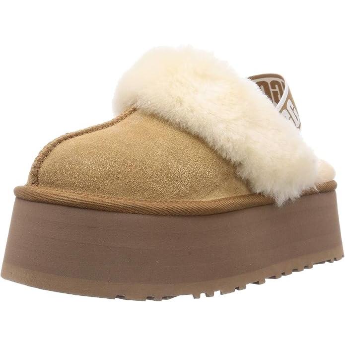 UGG（アグ） ファンケット チェスナット ファー サンダル レディース