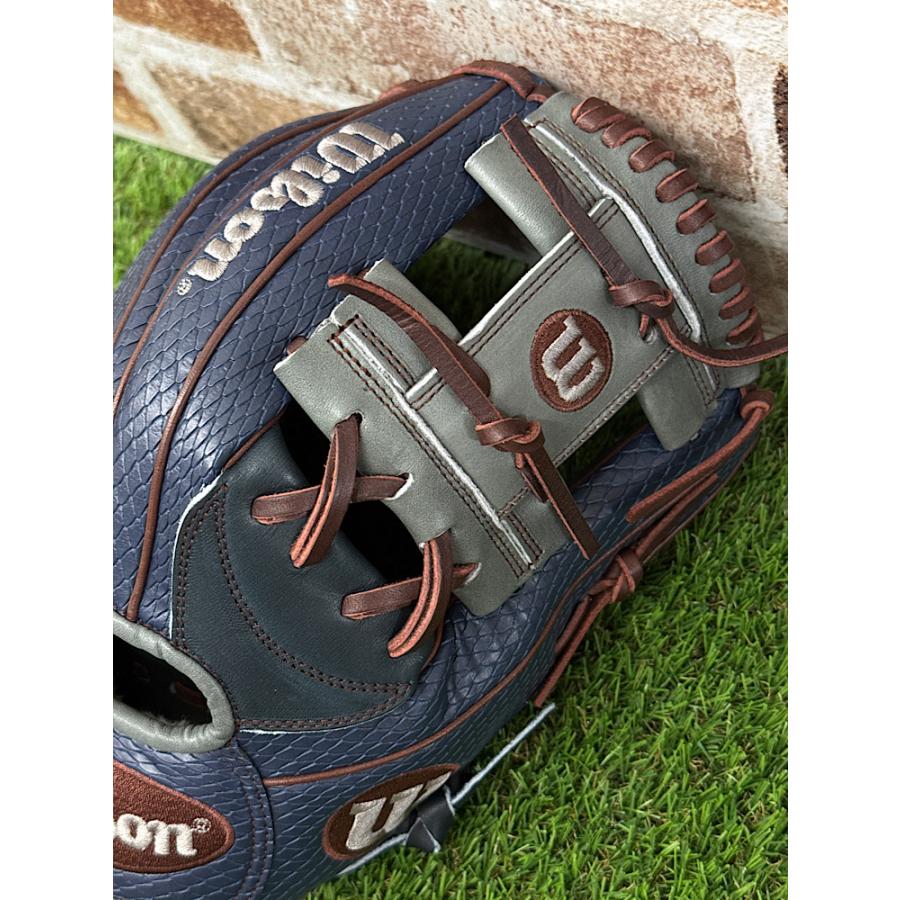Wilson（ウイルソン） 軟式グラブ 内野手用 WBW102451 ネイビーX