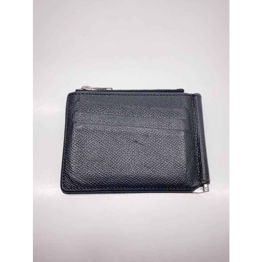Maison Margiela◇2つ折り財布/レザー/BLK/無地/メンズ : セカンド