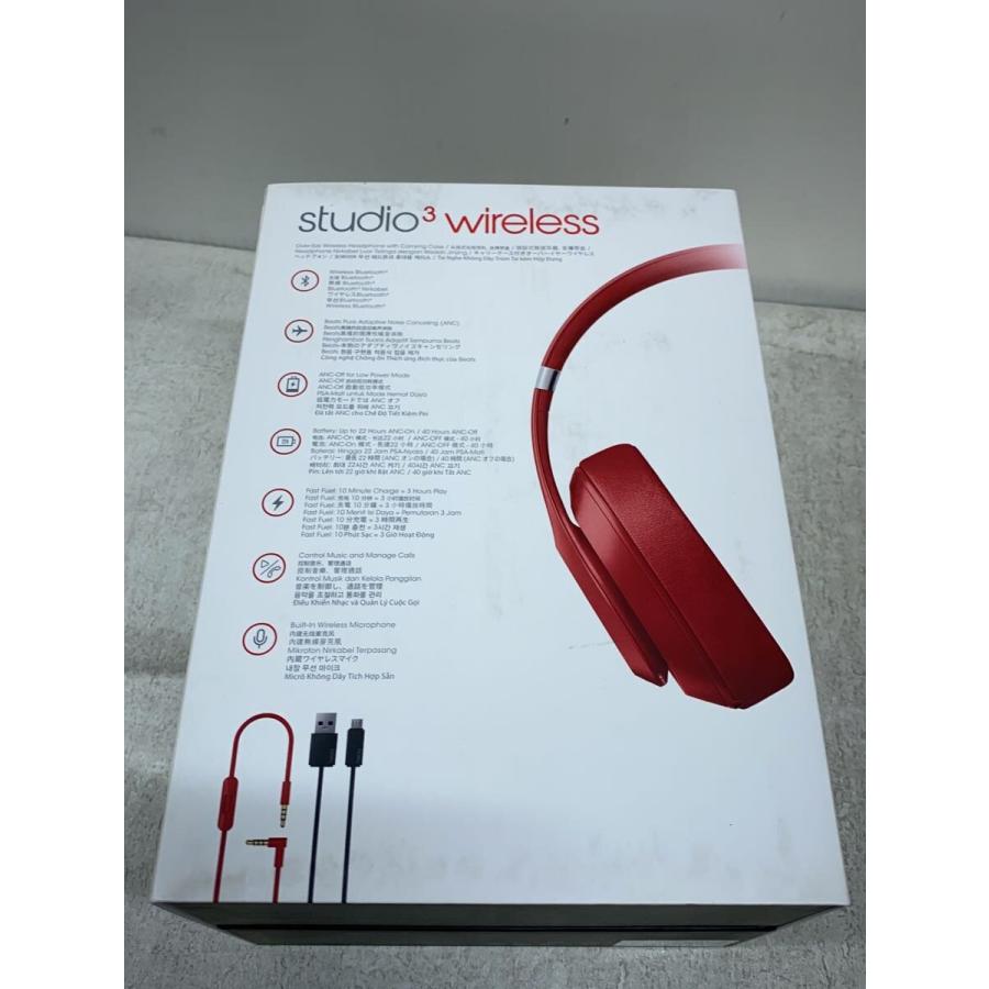 beats by dr.dre◇ヘッドホン STUDIO3 WIRELESS MQD02PA/A レッド