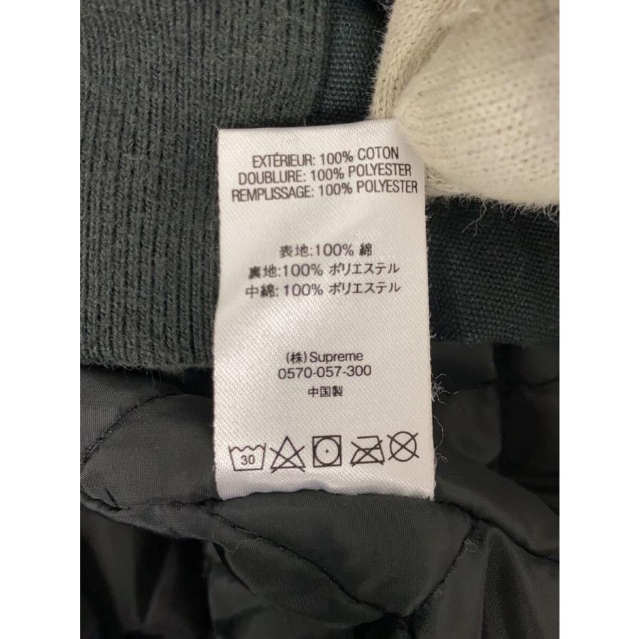 Supreme◇20SS/Twill Varsity Jacket/S/コットン/ブラック : セカンド