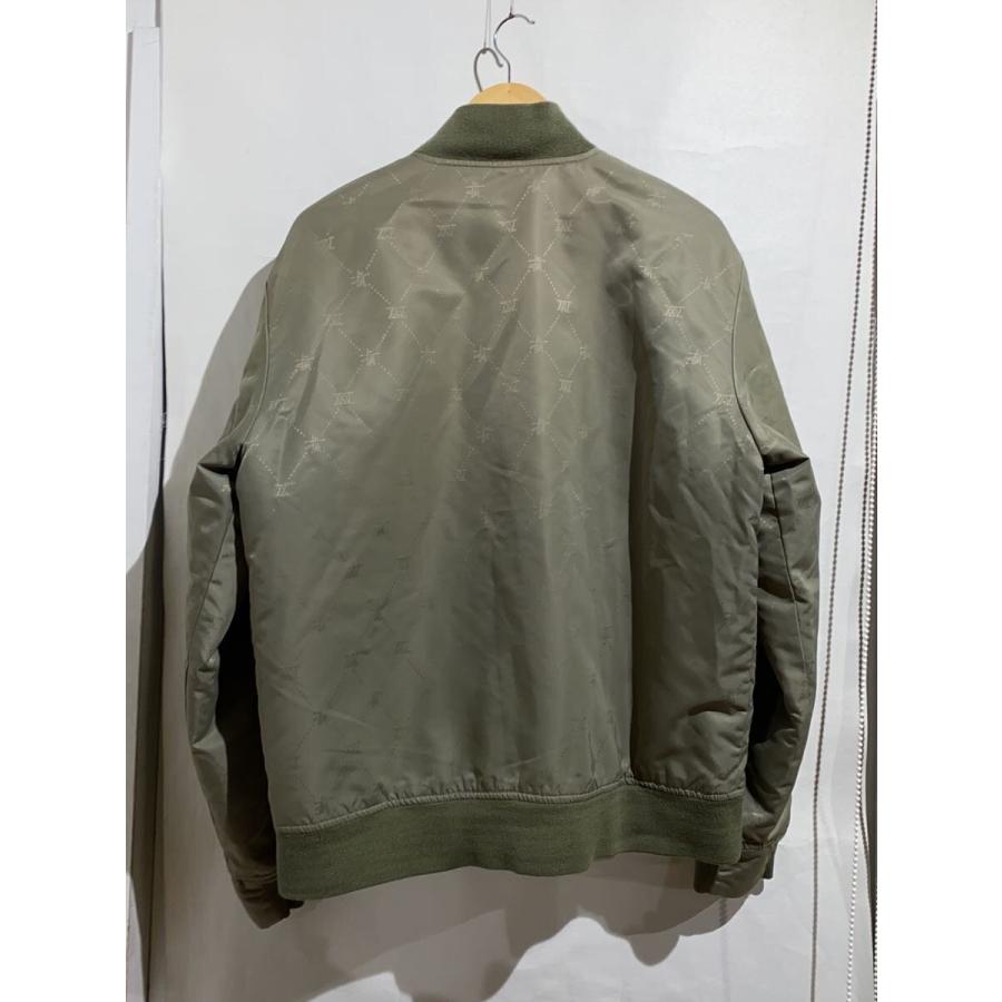 STUSSY◇25周年/ma1/フライトジャケット/L/ナイロン/KHK : セカンド