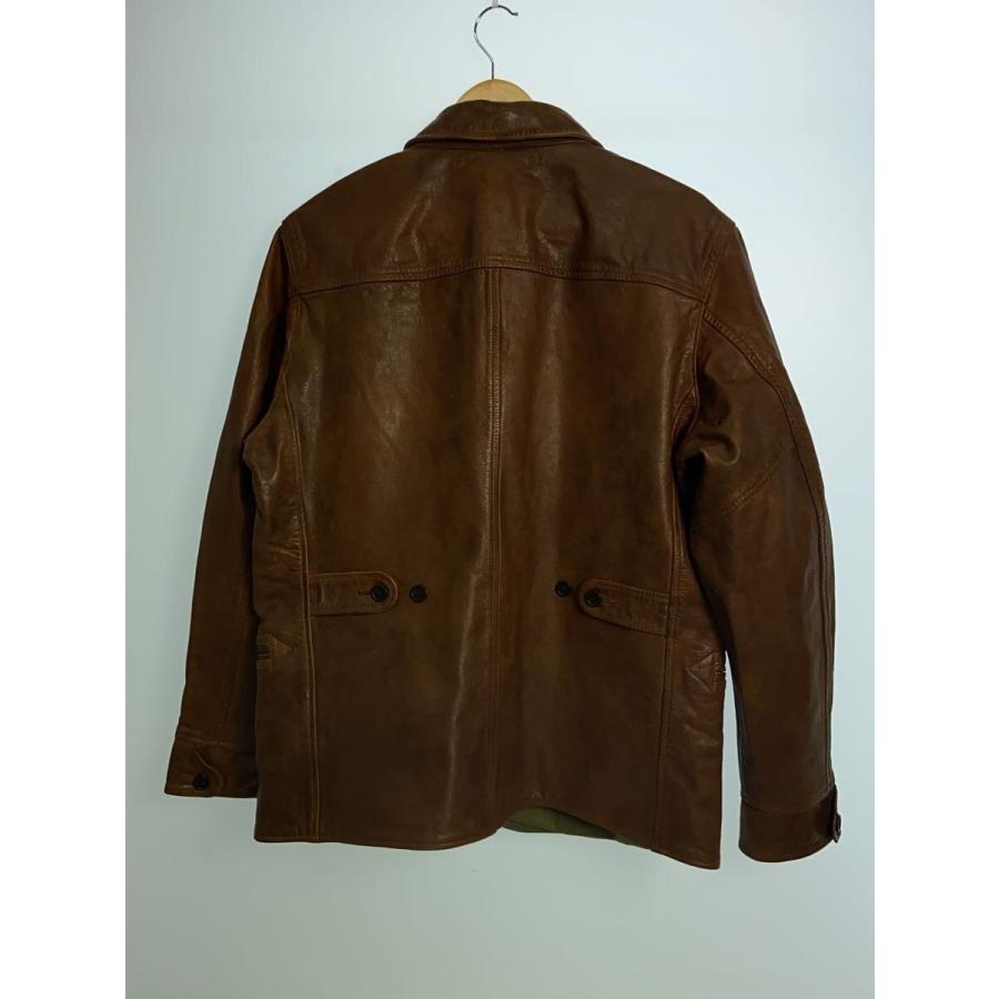 RRL◇レザーカーコート/コート/M/レザー/BRW : セカンドストリート