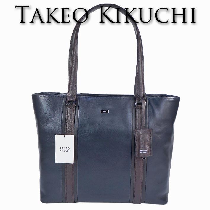 TAKEO KIKUCHI（タケオキクチ） オールレザー トートバッグ メンズ
