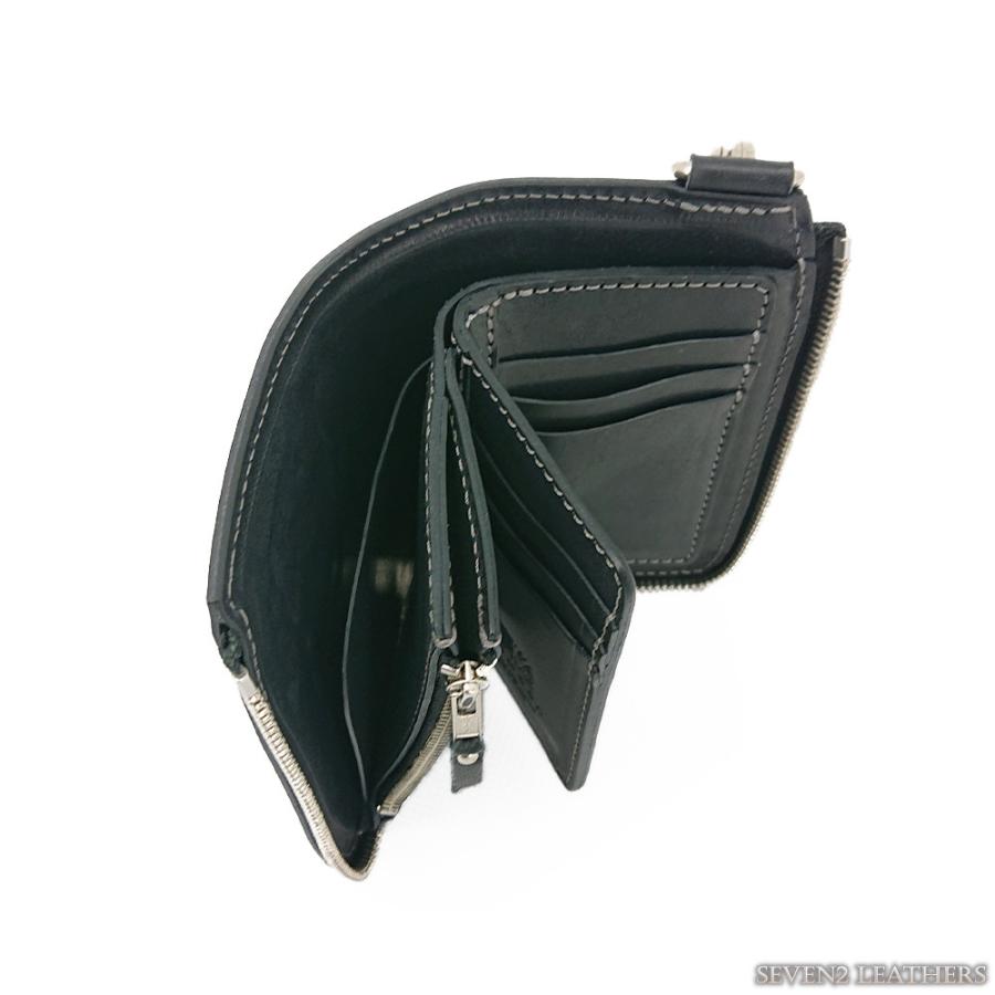 REDMOON（レッドムーン） ミドルウォレット L型ファスナー 財布 二