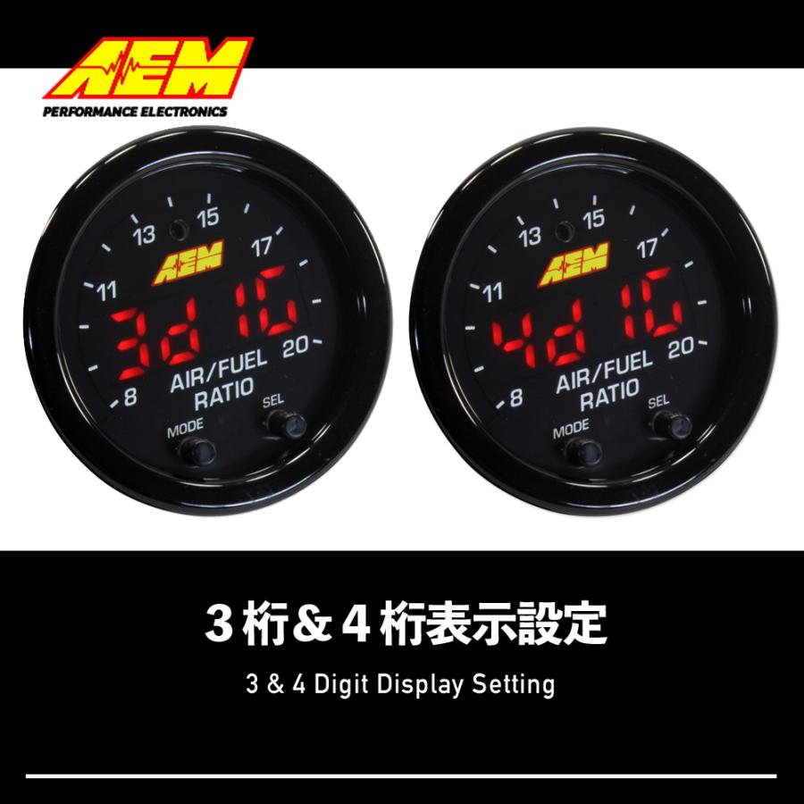 AEM 30-0300 ［ Xシリーズ UEGO ワイドバンド空燃比計 ］ AF計 X