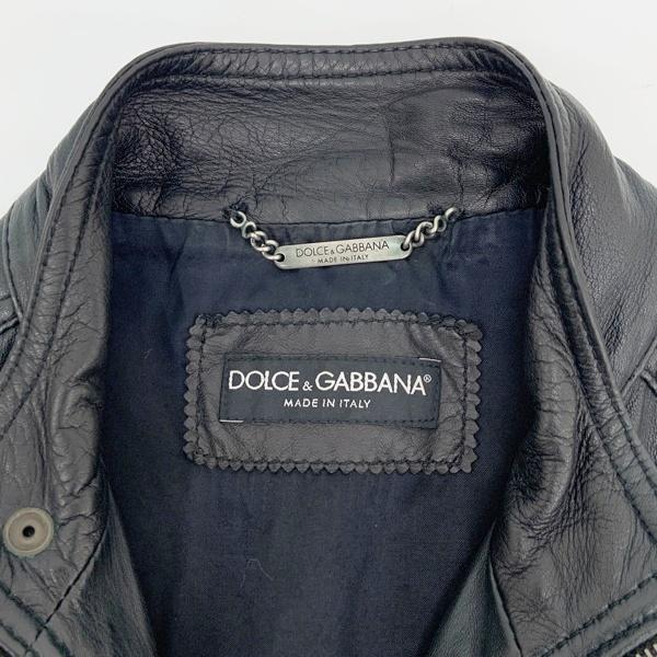 DOLCE&GABBANA（ドルチェ & ガッバーナ） レザージャケット ブルゾン