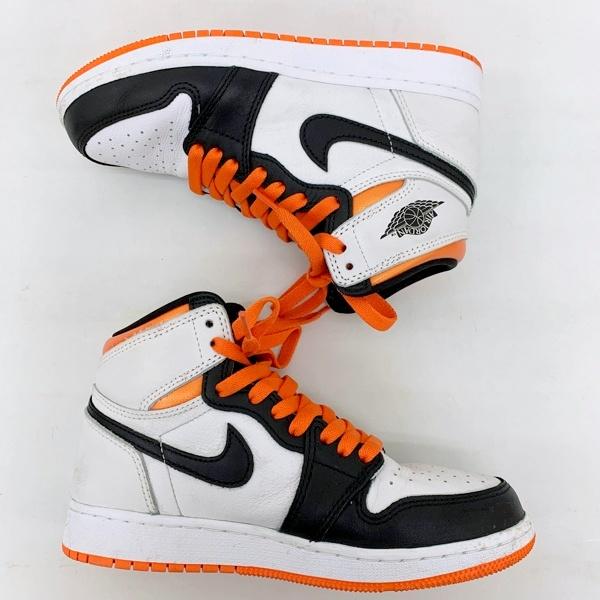 NIKE（ナイキ） AIR JORDAN 1 RETRO HIGH OG GS ELECTRO ORANGE エア