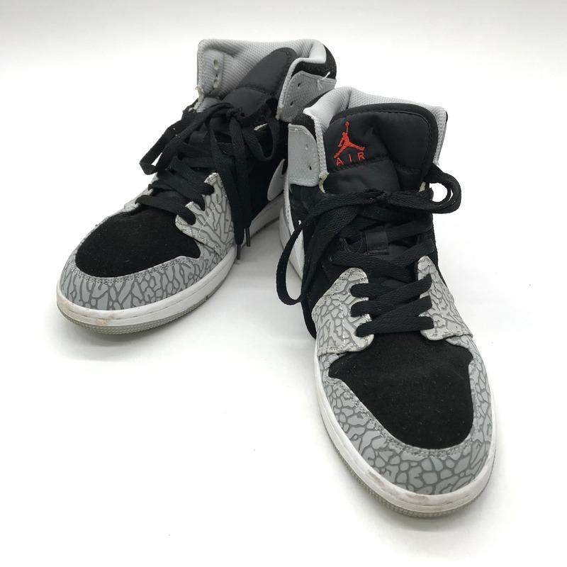 NIKE（ナイキ） スニーカー Air Jordan 1 Mid Elephant Toe Safari