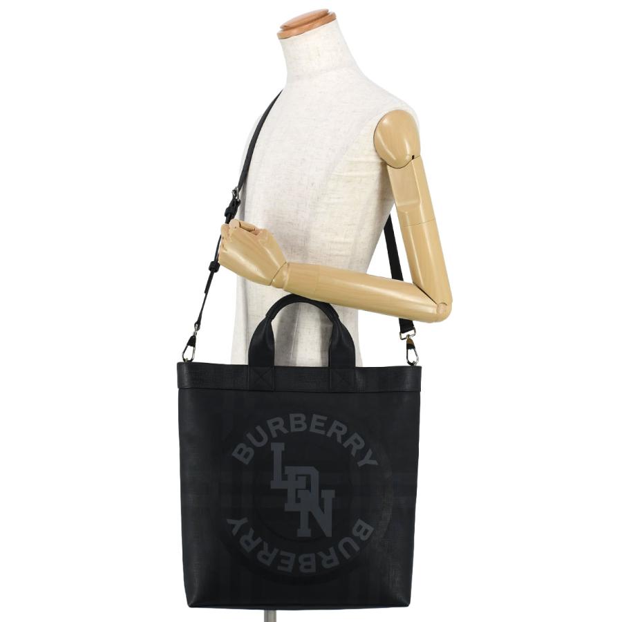 BURBERRY（バーバリー） ロンドンチェック LDN ロゴ トートバッグ 2way