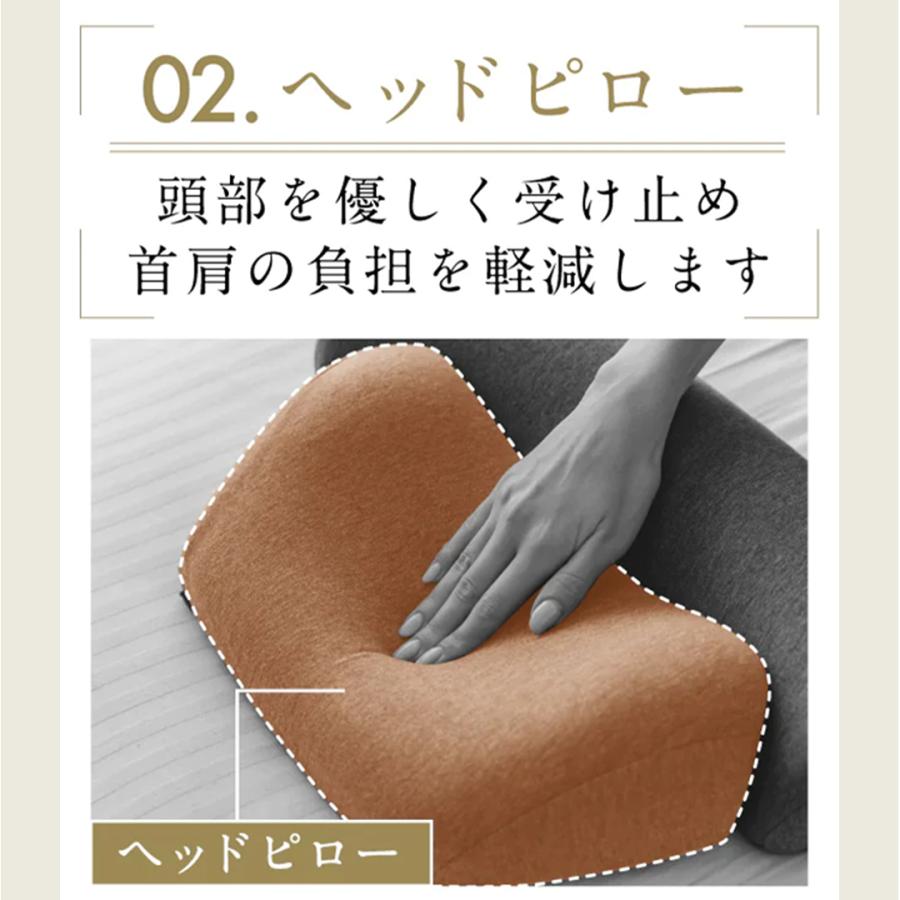 公式]【首と肩のことだけを考えたダブル枕(ベーシック)】 枕 ピロー 首