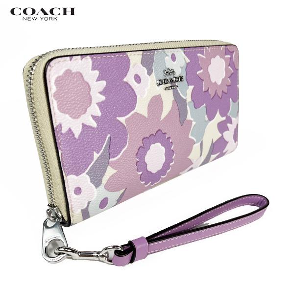 COACH（コーチ） レディース 花柄 財布 長財布 ロング ウォレット