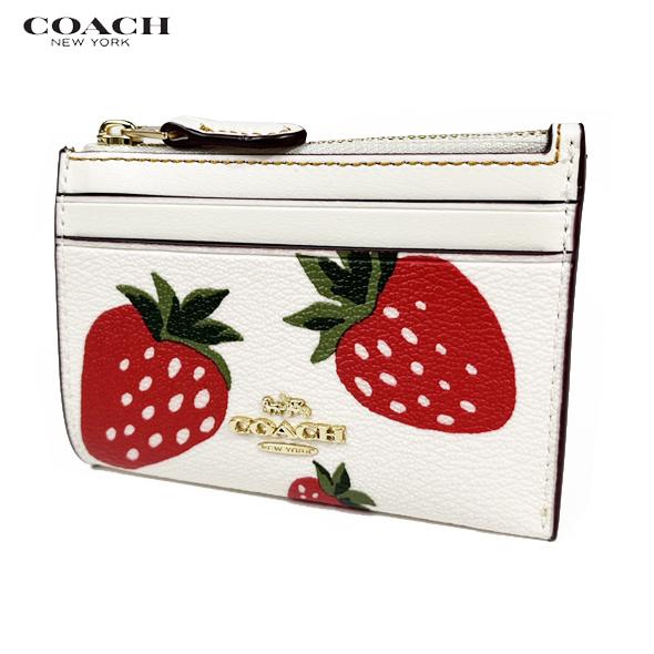 COACH（コーチ） レディース パスケース ワイルド ストロベリー