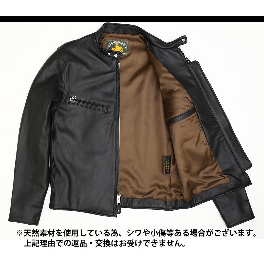 MORGAN MEMPHIS BELLE TWO ZIP POCKETS SINGLE RIDERS ”LAMBSKIN