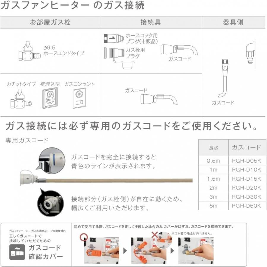 在庫有・即納】リンナイ ガスファンヒーター 木造15畳/コンクリート造
