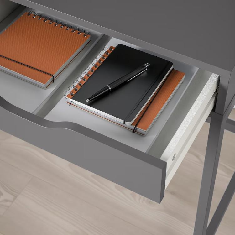 イケア（IKEA） IKEA - - ALEX -アレクス- デスク ダークグレー 100x48