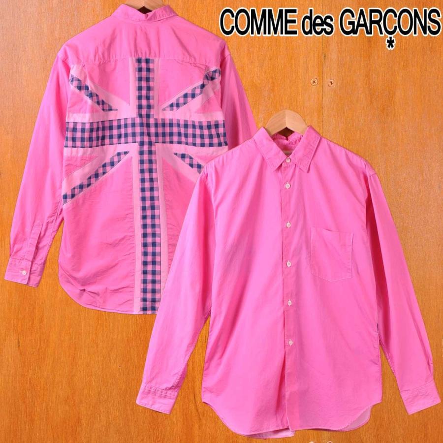 COMME des GARÇONS HOMME オーバーサイズシャツ ピンク S COMME des
