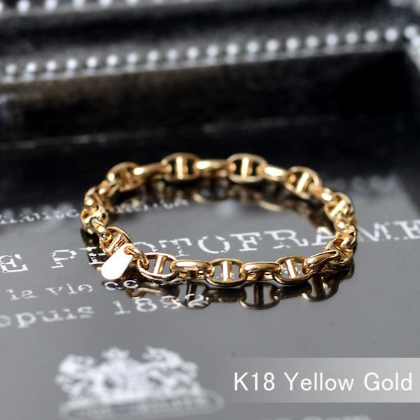 チェーンリング 18金 リング 指輪 k18 イエローゴールド シンプル 中空