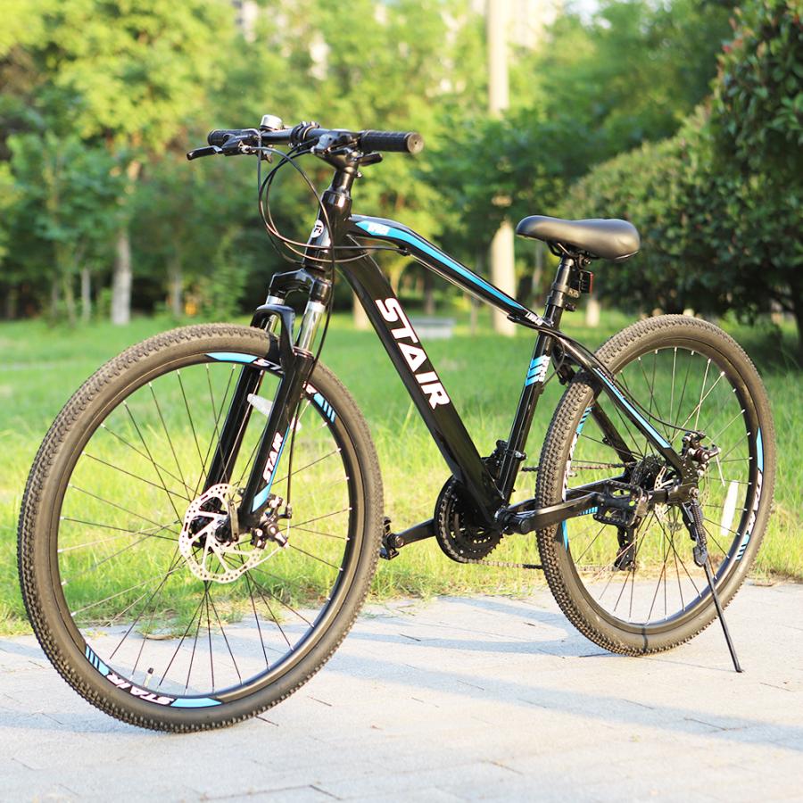 マウンマウンテンバイク クロスバイク アルミ シマノ21段変速 自転車